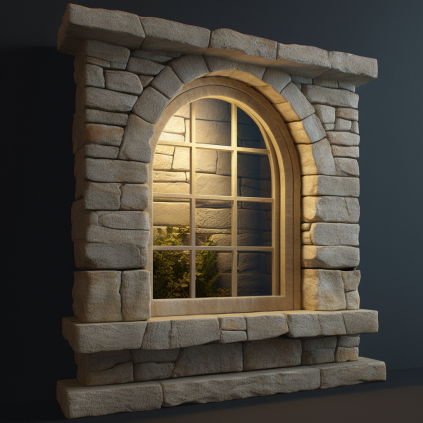 window, niche, wall